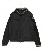 MONCLERモンクレール）の古着「JEANCLAUDEフーデッドナイロンジャケット」｜ブラック