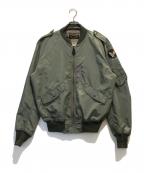HOUSTONヒューストン）の古着「L-2B FLIGHT JACKET」｜グリーン