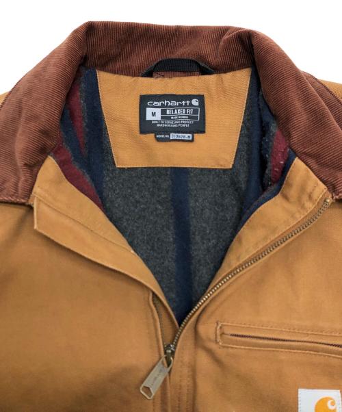 CarHartt（カーハート）CarHartt (カーハート) DUCK DETROIT JACKET ブラウン サイズ:Mの古着・服飾アイテム