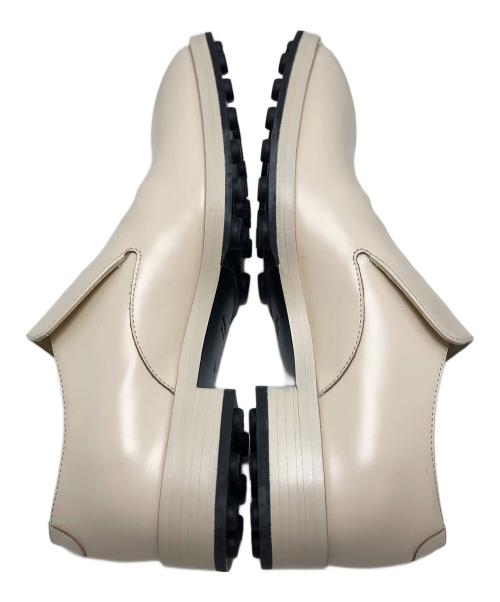 JIL SANDER（ジルサンダー）JIL SANDER (ジルサンダー) ポインテッドトゥスリッポンローファー ベージュ サイズ:35の古着・服飾アイテム