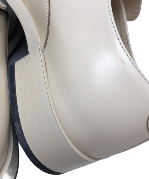 JIL SANDER（ジルサンダー）JIL SANDER (ジルサンダー) ポインテッドトゥスリッポンローファー ベージュ サイズ:35の古着・服飾アイテム