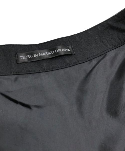 TSURU by MARIKO OIKAWA（ツルバイマリコオイカワ）TSURU by MARIKO OIKAWA (ツルバイマリコオイカワ) ランタンスリーブノーカラージャケット ブラック サイズ:表記なしの古着・服飾アイテム