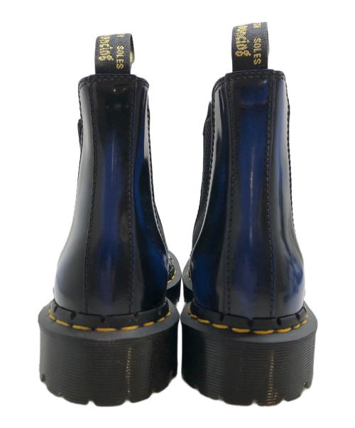 Dr.Martens（ドクターマーチン）Dr.Martens (ドクターマーチン) MIE 2976 チェルシー ブーツ ブルー サイズ:4の古着・服飾アイテム