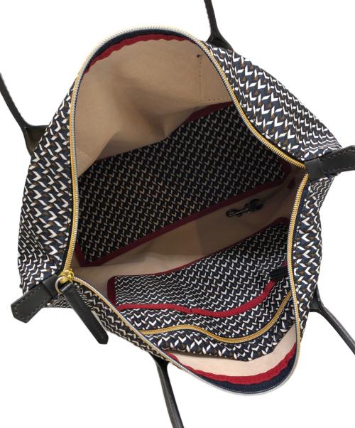 ROBERTA PIERI（ロベルタピエリ）ROBERTA PIERI (ロベルタピエリ) ROBERTINA TATAMI LARGE TOTE ネイビーの古着・服飾アイテム