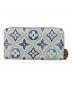LOUIS VUITTON (ルイ ヴィトン) モノグラム　タイル ジッピーウォレット ブルー：67000円