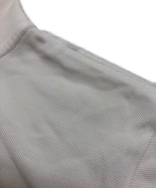MONCLER（モンクレール）MONCLER (モンクレール) ポロシャツ ホワイト サイズ:Sの古着・服飾アイテム