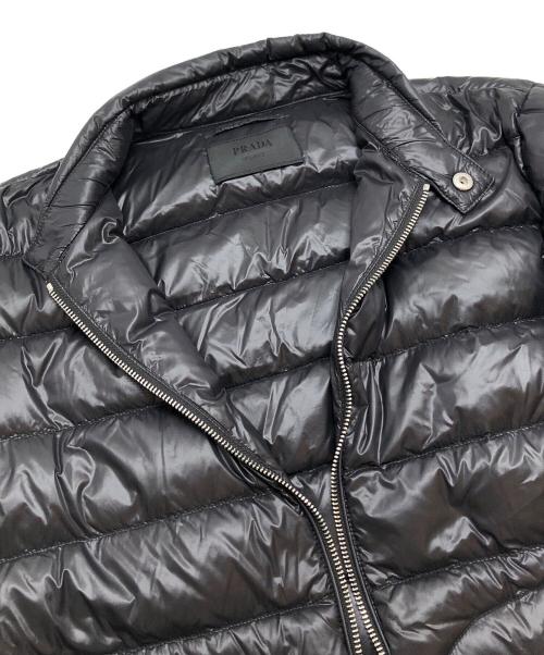 PRADA（プラダ）PRADA (プラダ) PIUMINO NYLON LUCID ダウンジャケット ブラック サイズ:46の古着・服飾アイテム