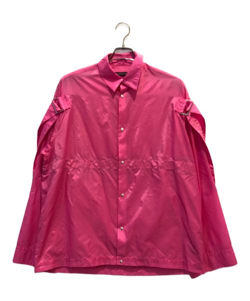 ALMOSTBLACK（オールモストブラック）ALMOSTBLACK (オールモストブラック) SHIRTS COAT ピンク サイズ:2の古着・服飾アイテム