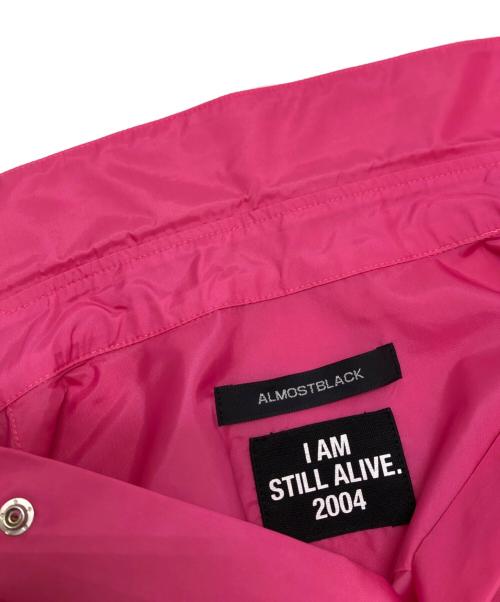 ALMOSTBLACK（オールモストブラック）ALMOSTBLACK (オールモストブラック) SHIRTS COAT ピンク サイズ:2の古着・服飾アイテム