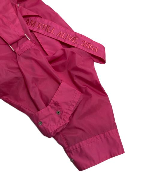ALMOSTBLACK（オールモストブラック）ALMOSTBLACK (オールモストブラック) SHIRTS COAT ピンク サイズ:2の古着・服飾アイテム