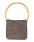 LOUIS VUITTON（ルイ ヴィトン）の古着「モノグラム ルーピングMM」｜ブラウン