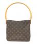 LOUIS VUITTON (ルイ ヴィトン) モノグラム ルーピングMM ブラウン サイズ:表記なし：60000円