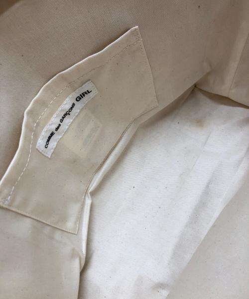 COMME des GARCONS（コムデギャルソン）COMME des GARCONS (コムデギャルソン) PVCトートバッグ ベージュの古着・服飾アイテム