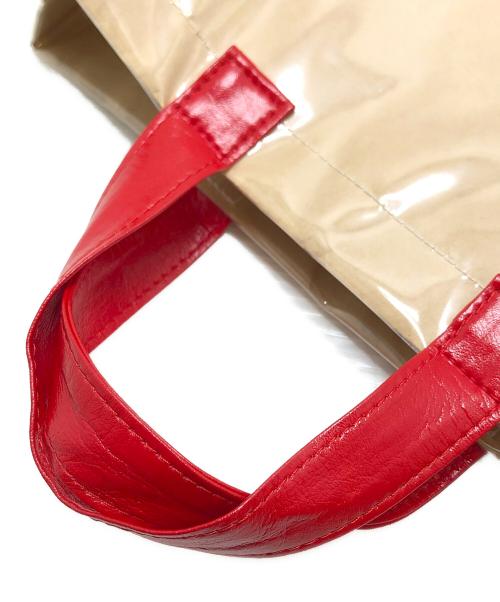 COMME des GARCONS（コムデギャルソン）COMME des GARCONS (コムデギャルソン) PVCトートバッグ ベージュの古着・服飾アイテム