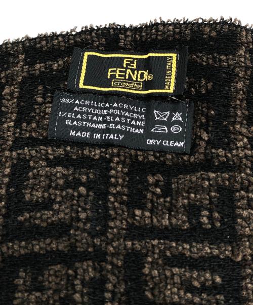 FENDI（フェンディ）FENDI (フェンディ) ストール ブラウンの古着・服飾アイテム