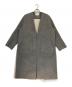 ENFOLD（エンフォルド）の古着「ソフトリバースリットオーバーコート」｜グレー
