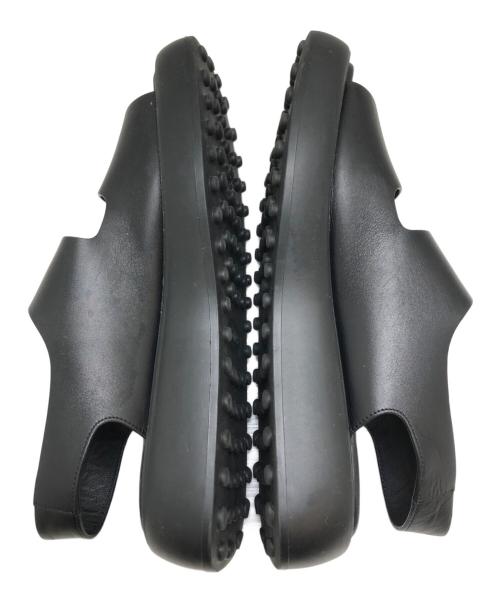 TOD'S（トッズ）TOD'S (トッズ) ダブルバックルサンダル ブラック サイズ:37 1/2の古着・服飾アイテム