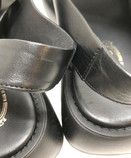 TOD'S（トッズ）TOD'S (トッズ) ダブルバックルサンダル ブラック サイズ:37 1/2の古着・服飾アイテム