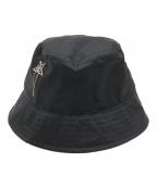 Champion×RICK OWENSチャンピオン×リックオウエンス）の古着「ナイロン ギリガン バケットハット」｜ブラック