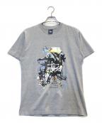 stussyステューシー）の古着「プリントTシャツ」｜グレー