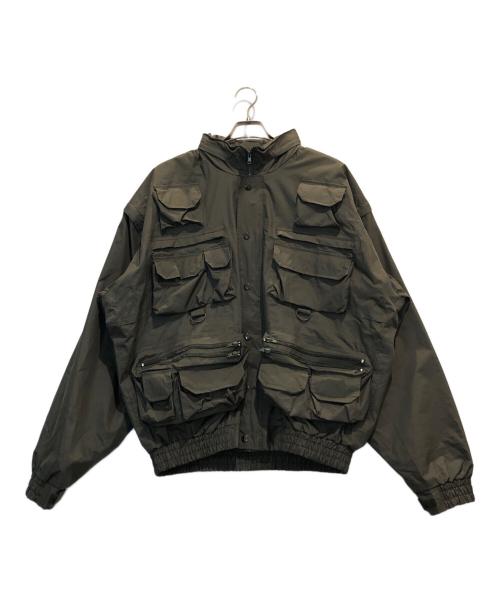 RIVERS EDGE（リバースエッジ）RIVERS EDGE (リバースエッジ) マルチポケットジャケット グリーン サイズ:XXLの古着・服飾アイテム