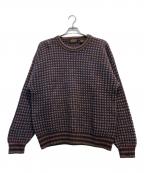 Eddie Bauerエディーバウアー）の古着「バーズアイニット」｜ブラウン