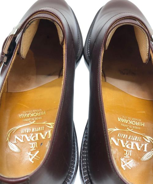 SCOTCH GRAIN（スコッチグレイン）SCOTCH GRAIN (スコッチグレイン) モンクストラップシューズ ブラウン サイズ:27の古着・服飾アイテム