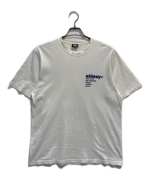 stussy（ステューシー）stussy (ステューシー) プリントTシャツ ホワイト サイズ:Ｍの古着・服飾アイテム
