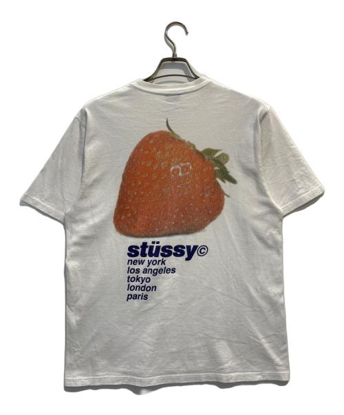 stussy（ステューシー）stussy (ステューシー) プリントTシャツ ホワイト サイズ:Ｍの古着・服飾アイテム