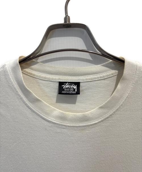 stussy（ステューシー）stussy (ステューシー) プリントTシャツ ホワイト サイズ:Ｍの古着・服飾アイテム
