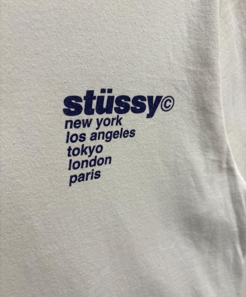 stussy（ステューシー）stussy (ステューシー) プリントTシャツ ホワイト サイズ:Ｍの古着・服飾アイテム