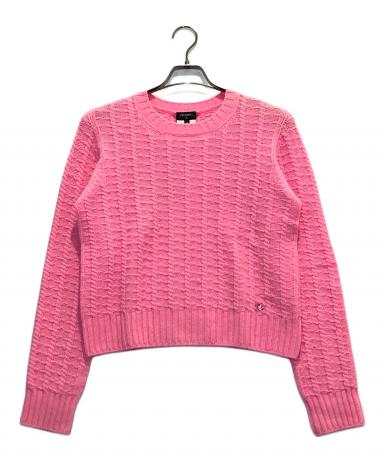 中古・古着通販】CHANEL (シャネル) ウールカシミヤニット ピンク