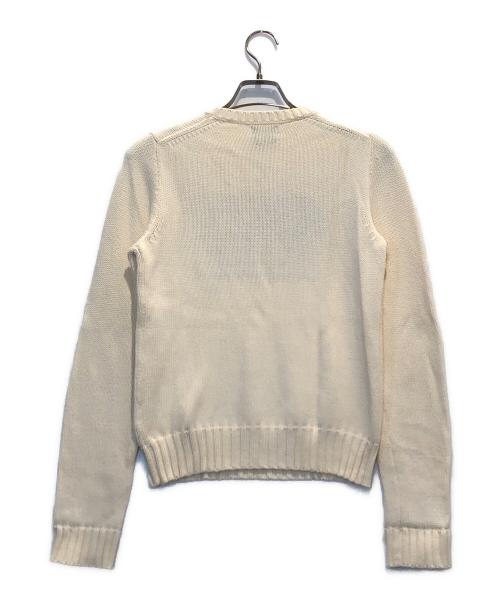 POLO RALPH LAUREN（ポロ・ラルフローレン）POLO RALPH LAUREN (ポロ・ラルフローレン) 星条旗ニット アイボリー サイズ:Ｓの古着・服飾アイテム