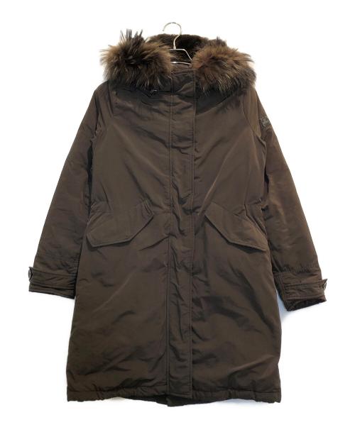 HETREGO（エトレゴ）HETREGO (エトレゴ) ダウンコート ブラウン サイズ:40の古着・服飾アイテム