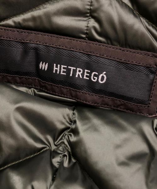 HETREGO（エトレゴ）HETREGO (エトレゴ) ダウンコート ブラウン サイズ:40の古着・服飾アイテム