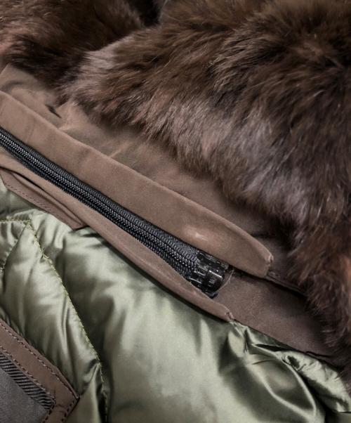 HETREGO（エトレゴ）HETREGO (エトレゴ) ダウンコート ブラウン サイズ:40の古着・服飾アイテム