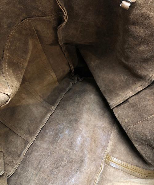 DIESEL（ディーゼル）DIESEL (ディーゼル) レザートートバッグ ブラウンの古着・服飾アイテム