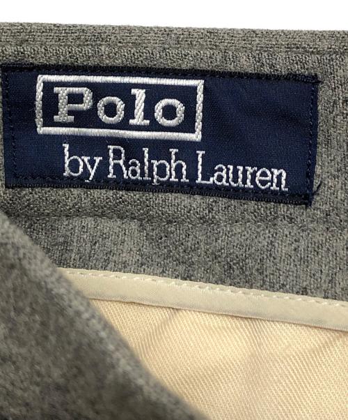 POLO RALPH LAUREN（ポロ・ラルフローレン）POLO RALPH LAUREN (ポロ・ラルフローレン) ウールタックパンツ グレー サイズ:8の古着・服飾アイテム