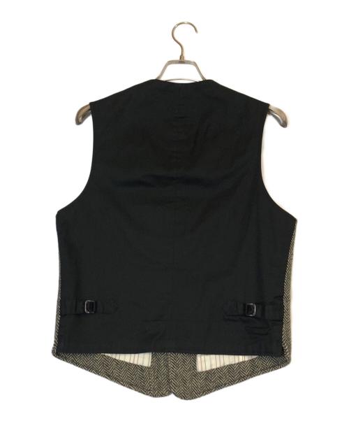 Rugby Ralph Lauren（ラグビーラルフローレン）Rugby Ralph Lauren (ラグビーラルフローレン) ヘリンボーンベスト グレー サイズ:Mの古着・服飾アイテム