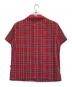Heaven by Marc Jacobs (ヘブンバイマークジェイコブス) オープンカラータータンチェックシャツ レッド サイズ:M：9000円
