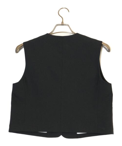 Demi-Luxe Beams（デミルクス ビームス）Demi-Luxe Beams (デミルクス ビームス) ヒヨク Vネック ショートジレ ブラック サイズ:36の古着・服飾アイテム