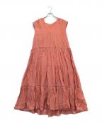 ne quittez pasヌキテパ）の古着「ノースリーブワンピース」｜ピンク