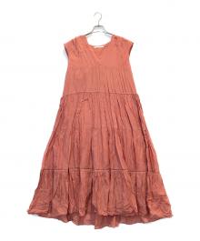 ne quittez pas（ヌキテパ）の古着「ノースリーブワンピース」｜ピンク