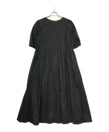 PLAIN PEOPLE（プレインピープル）の古着「ラミーリヨセルワンピース」｜ブラック