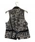 ETRO (エトロ) ペイズリー柄ベロアベスト ブラック サイズ:表記なし：8000円