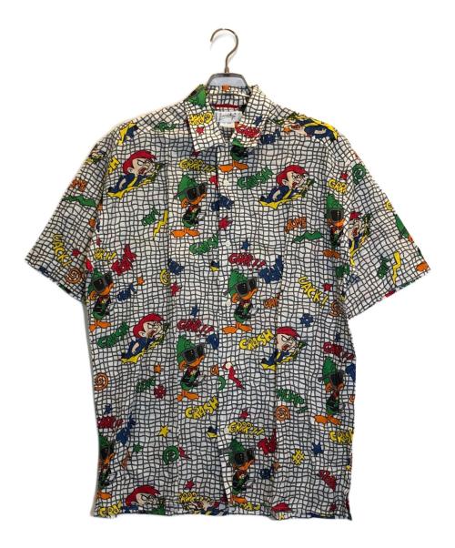 CASTELBAJAC（カステルバジャック）CASTELBAJAC (カステルバジャック) 90’s半袖シャツ グレー サイズ:Lの古着・服飾アイテム