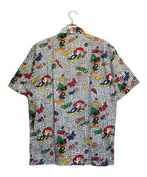 CASTELBAJAC（カステルバジャック）CASTELBAJAC (カステルバジャック) 90’s半袖シャツ グレー サイズ:Lの古着・服飾アイテム