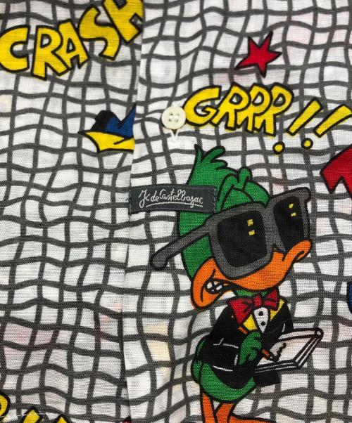 CASTELBAJAC（カステルバジャック）CASTELBAJAC (カステルバジャック) 90’s半袖シャツ グレー サイズ:Lの古着・服飾アイテム