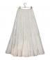 L'AUBE BLANC (ローブ ブラン) Cotton Tiered skirt ホワイト サイズ:FREE：9000円