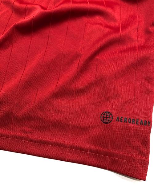 adidas（アディダス）adidas (アディダス) ゲームシャツ レッド サイズ:US:S  J:M表記の古着・服飾アイテム